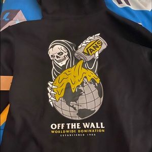 Vans zip up hoodie